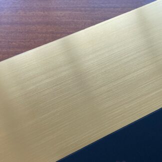 Top Plate for dust cover base - Gold color anodized aluminium