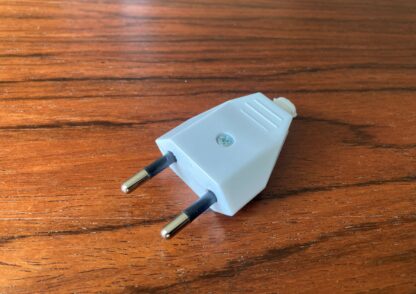 Mains Power Plug EURO type White
