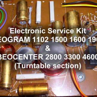 Turntable electronic service kit Beogram 1102 1500 1600 1902 Beocenter 2800 3300 4600