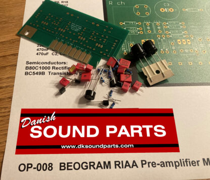 RIAA Pre-amplifier module kit for Beogram 1000