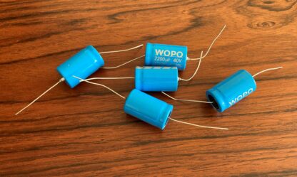 Electrolytic capacitors 5 pcs. 2200uF 40V Axial