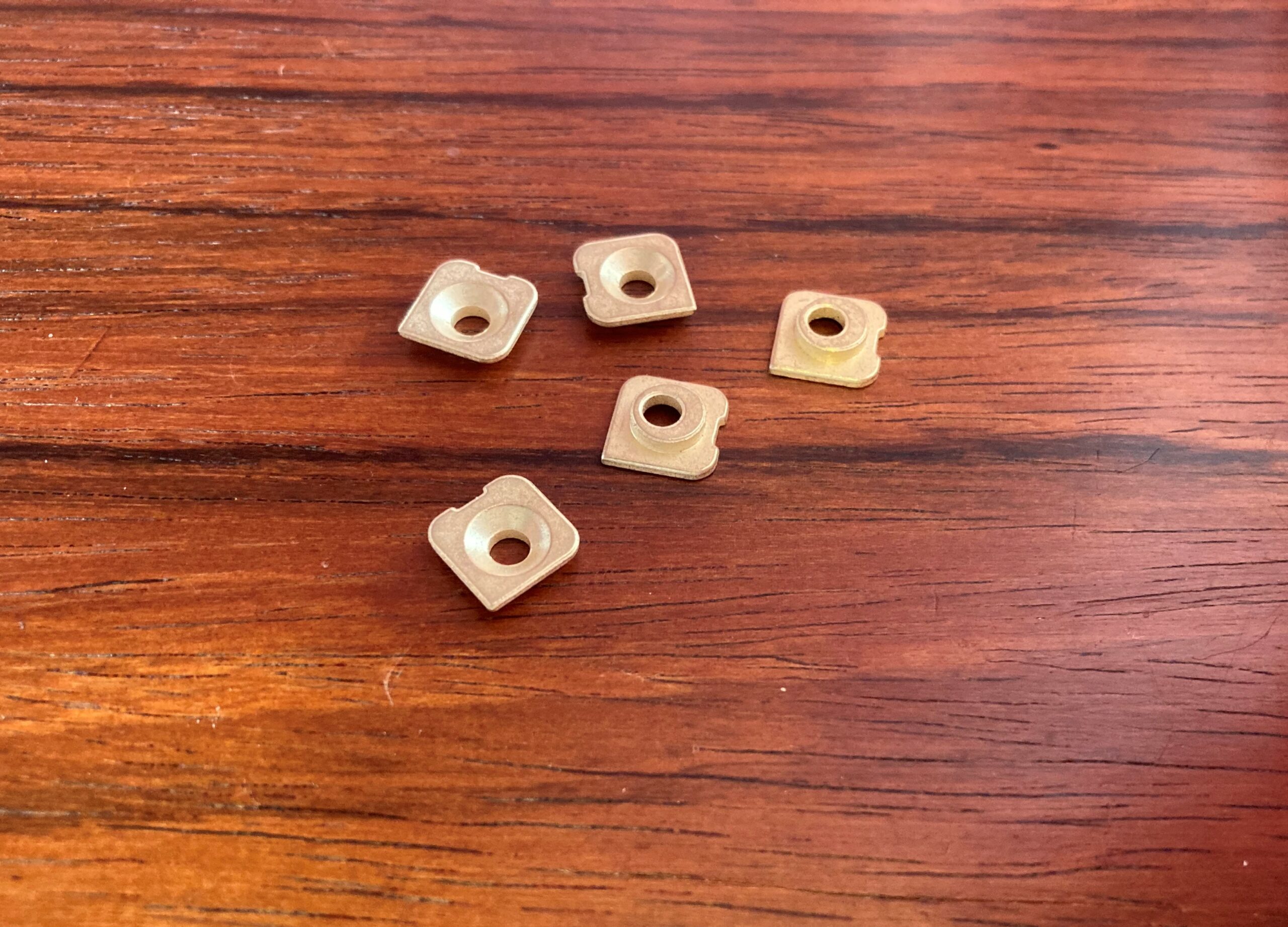 Excentric trim guide washers set (plinth fastening/aligning) Beogram 4000 4002 4004 6000
