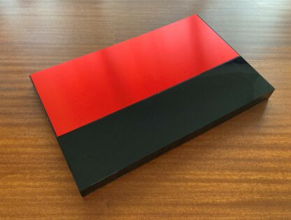 Top Plate for dust cover - Red anodized aluminium - Image 2