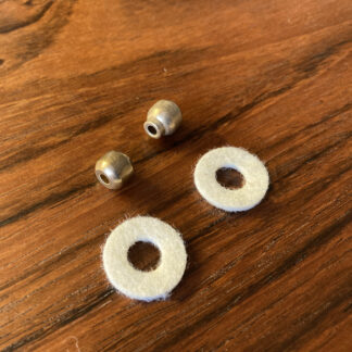 Motor bearings set for Beogram & Beocenter motor with 3mm spindle and one collared bearing