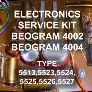 Electronic service kit capacitors trimmers Beogram 4002 4004 Some versions - read!