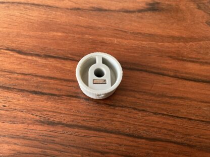 Two-tone grey knob large with indicator dot - Image 2