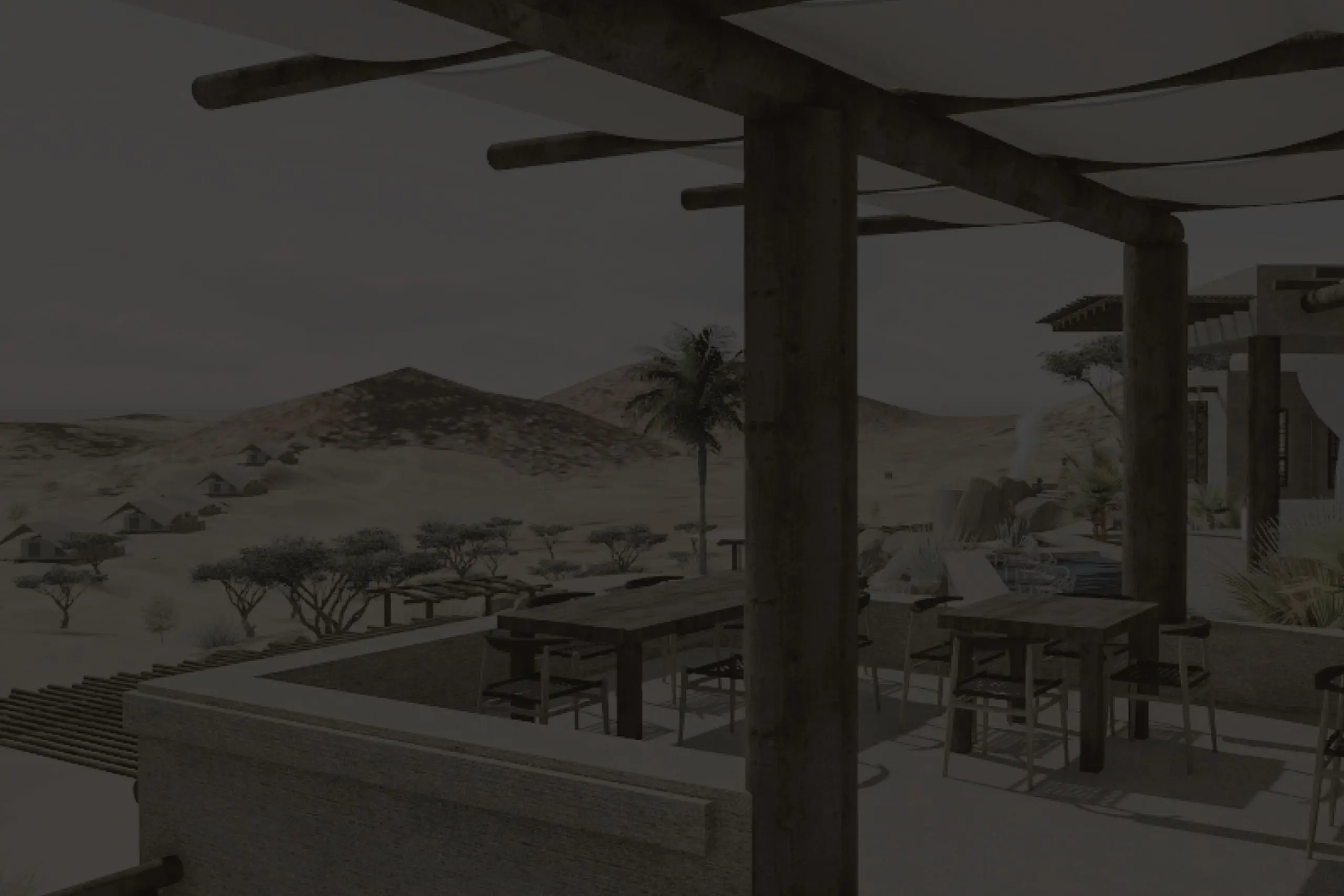 Hospitality render architecture and interior desigm
