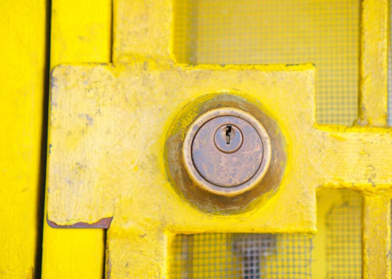 Yellow lock