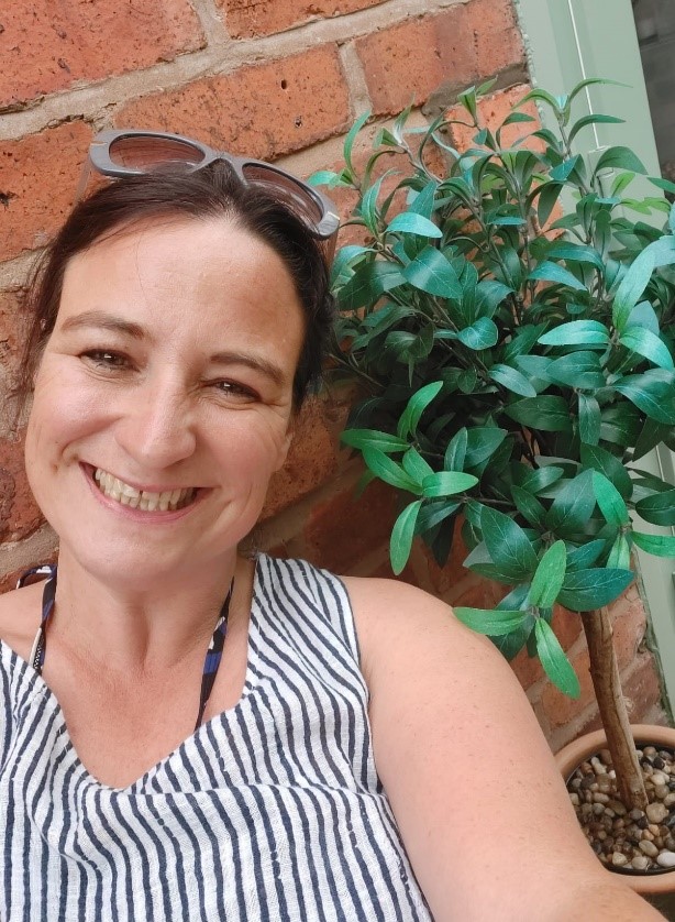 A selfie of Heather, deputy manager at the pre-school