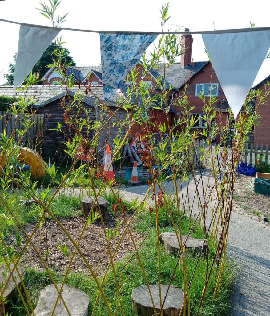 Our pre-school outdoor area