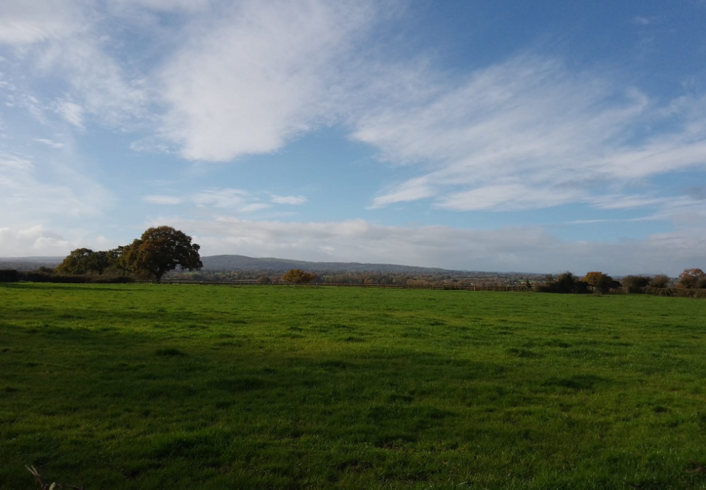 Beautiful views of the Welsh hills from Dodleston Pre-School