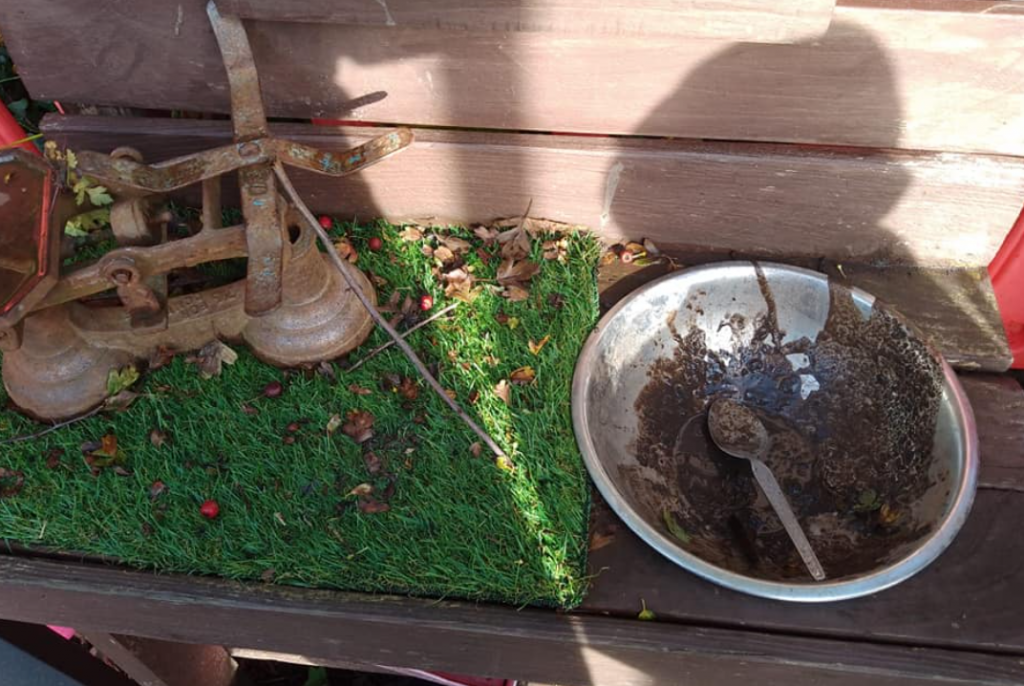 A muddy meal in a bowl