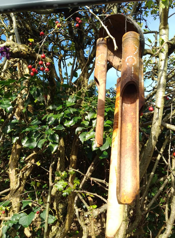 Windchimes back in the trees