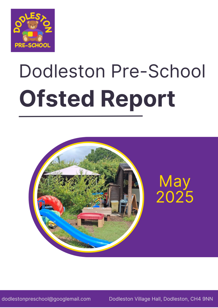 Ofsted Dodleston Pre-school front page