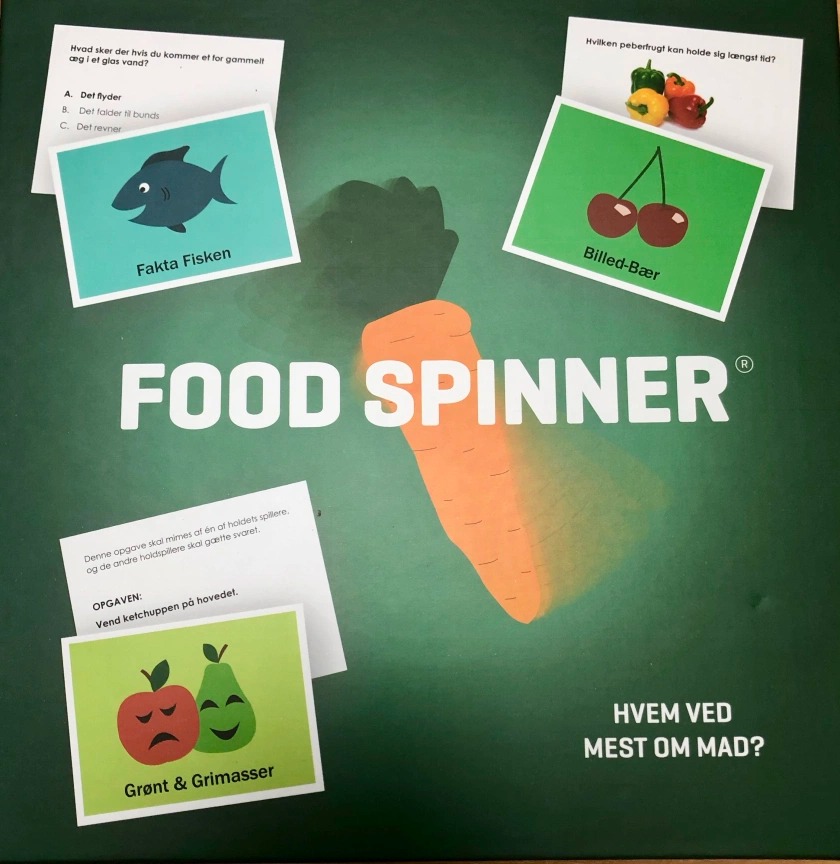 Food Spinner - Brætspil om madspild - Fra 7 år.
