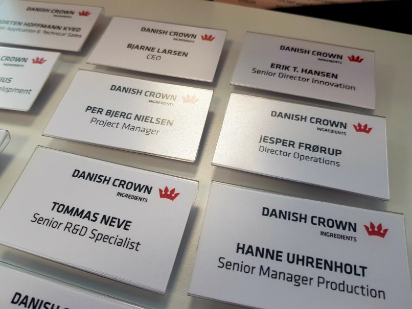 Danish Crown Ingredients - Navneskilte