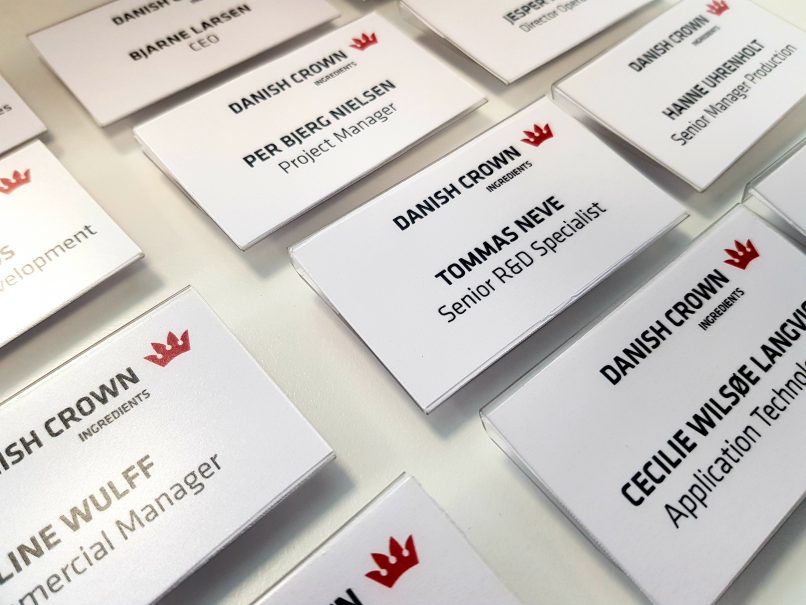 Danish Crown Ingredients - Navneskilte