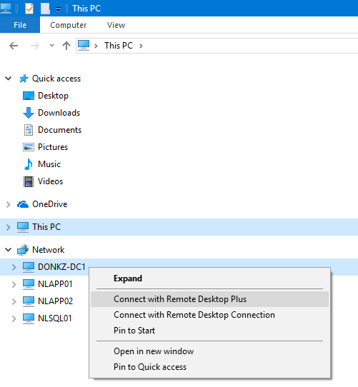 Explorer context menu Explorer Context Menu