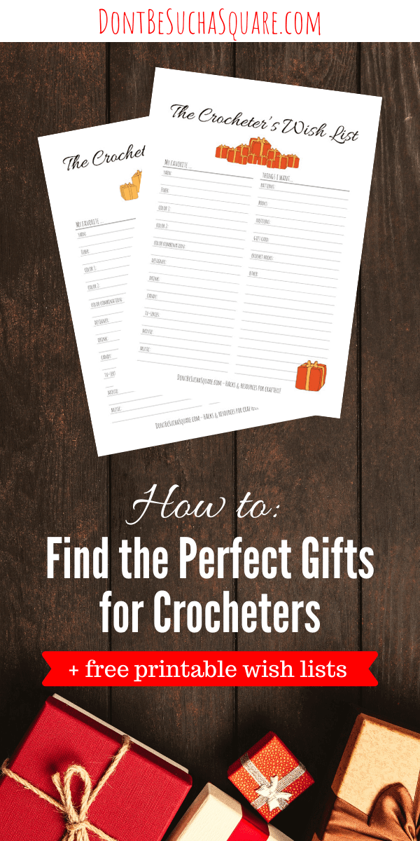 The Crocheter's Wish List | Few things are so deeply satisfying as giving someone a gift that they truly appreciate. This wish list is the perfect tool to help you find that perfect gift!
#Crochet #GiftsForCrocheters #WishList #PerfectGifts #Holidays
