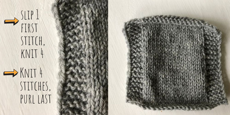 Knitting Neat Edges as you go