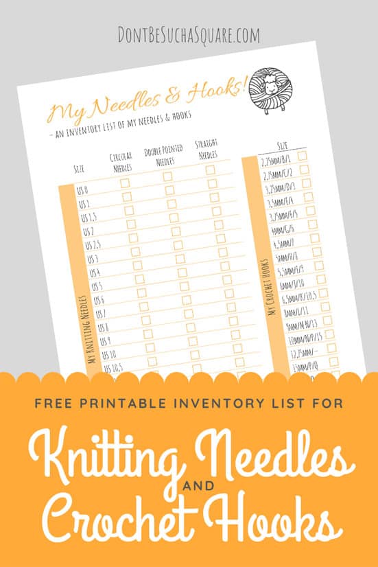 Conversion Charts for Knitting Needle & Crochet Hook