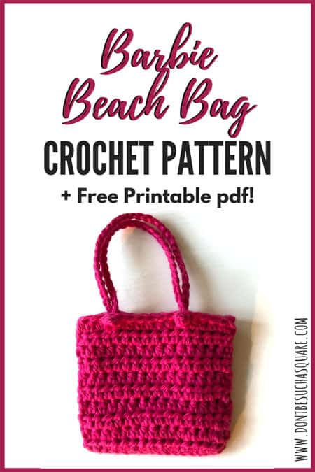 Barbie Duffel Bag or Gym Bag: Free Crochet Pattern - FeltMagnet