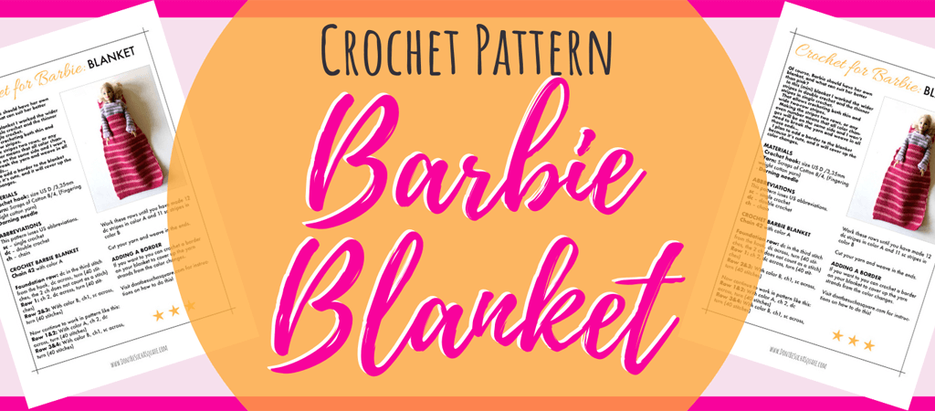 crochet barbie doll blanket