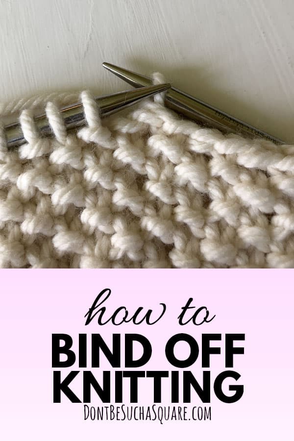 how to bind off knitting