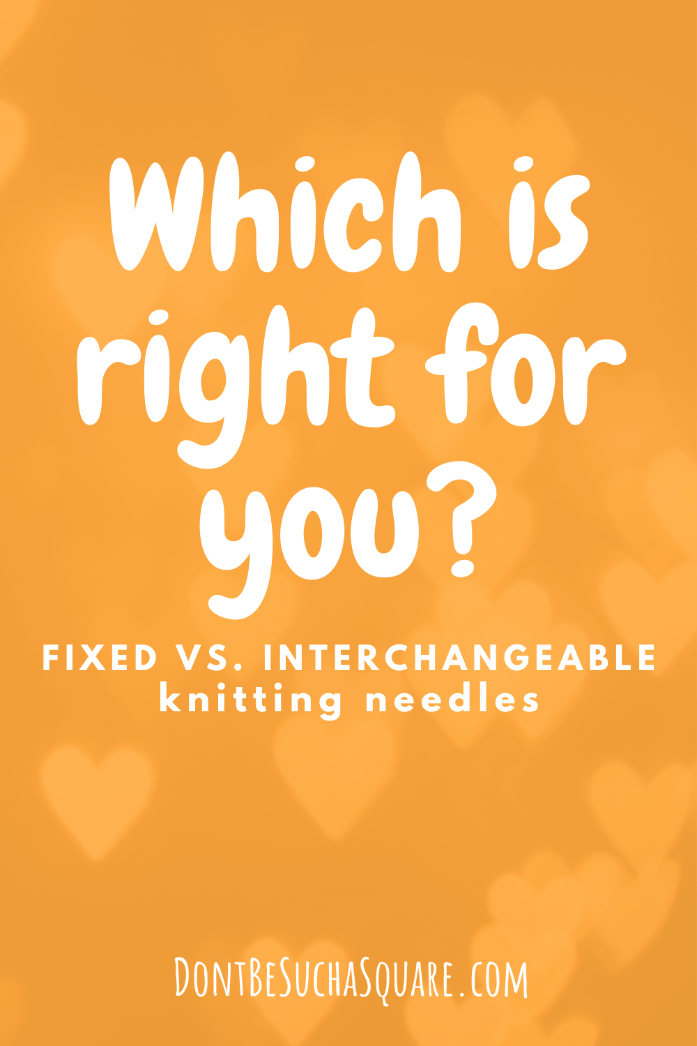 A comparison: Interchangeable vs. fixed knitting needles – which is right for you? There's some differences to take into consideration when deciding on knitting needles!