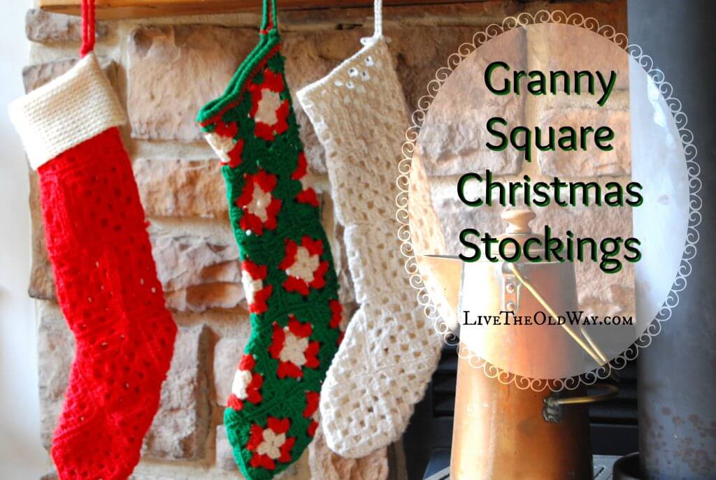Granny square Christmas stockings