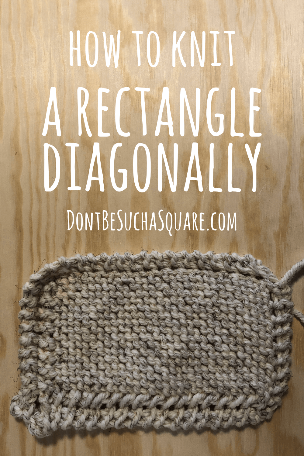 How to Needle Knit Grandma's Rectangle Blanket (C2C) - GoodKnit Kisses