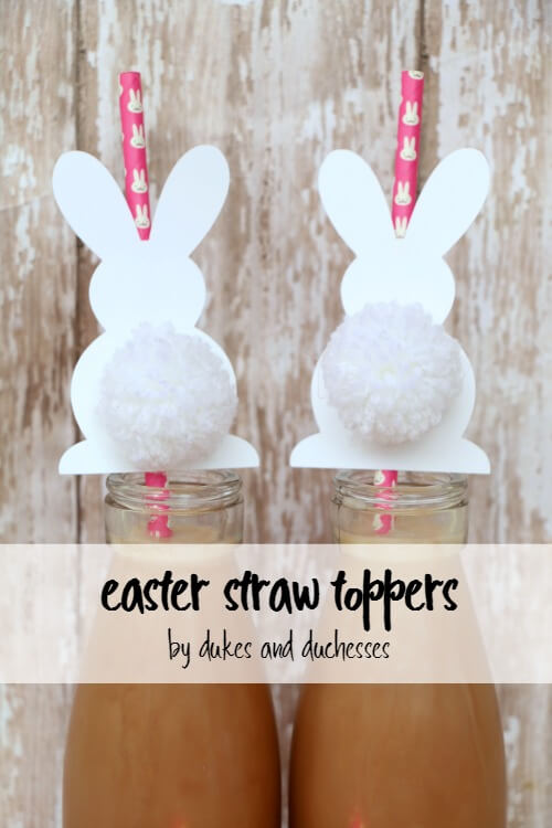 Easter Crafts – Easter Straws – Styled by Jess