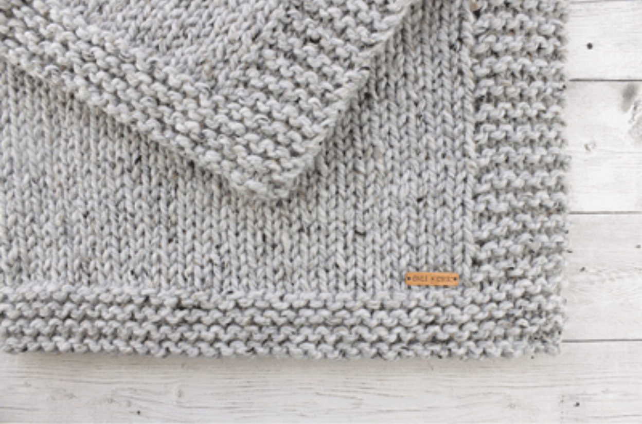 Hug Baby Blanket Knit pattern