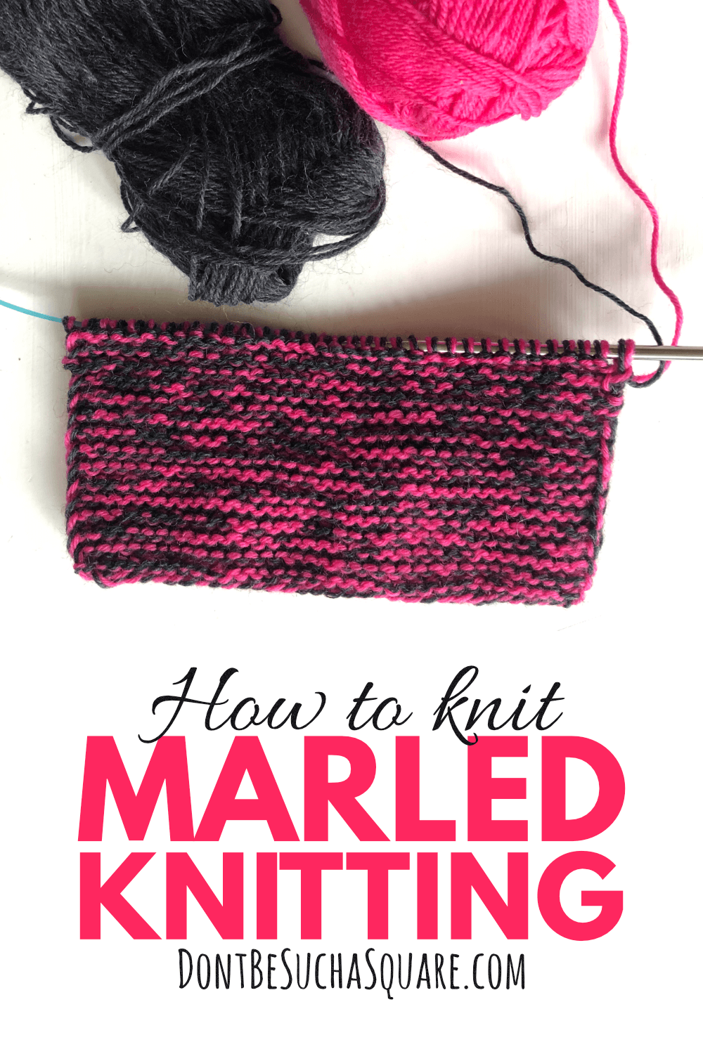 Knit with Two Strands of Yarn as One 