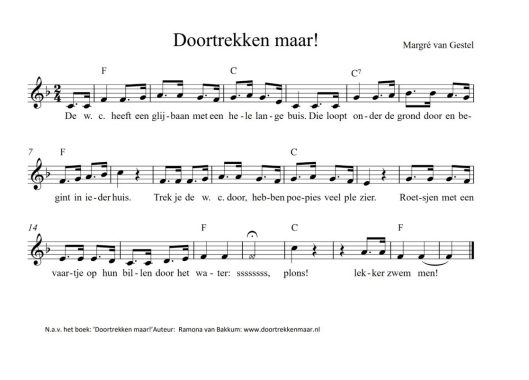 Liedje – DOORTREKKEN MAAR!