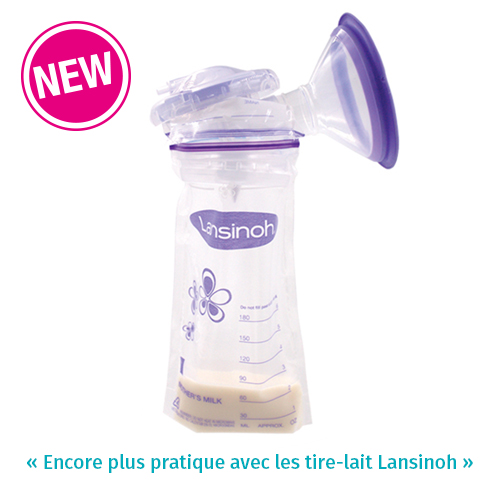Acheter Lansinoh bouteilles de conservation du lait maternel 4 pièces ?  Maintenant pour € 12.26 chez Viata