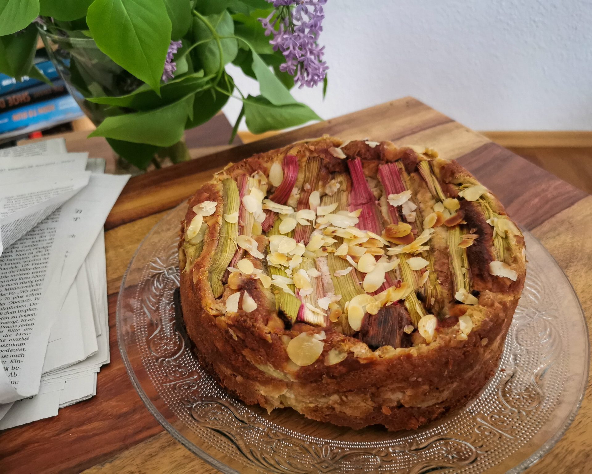 Rhabarberkuchen, Vegan und glutenfrei - Dorotas Quatsch