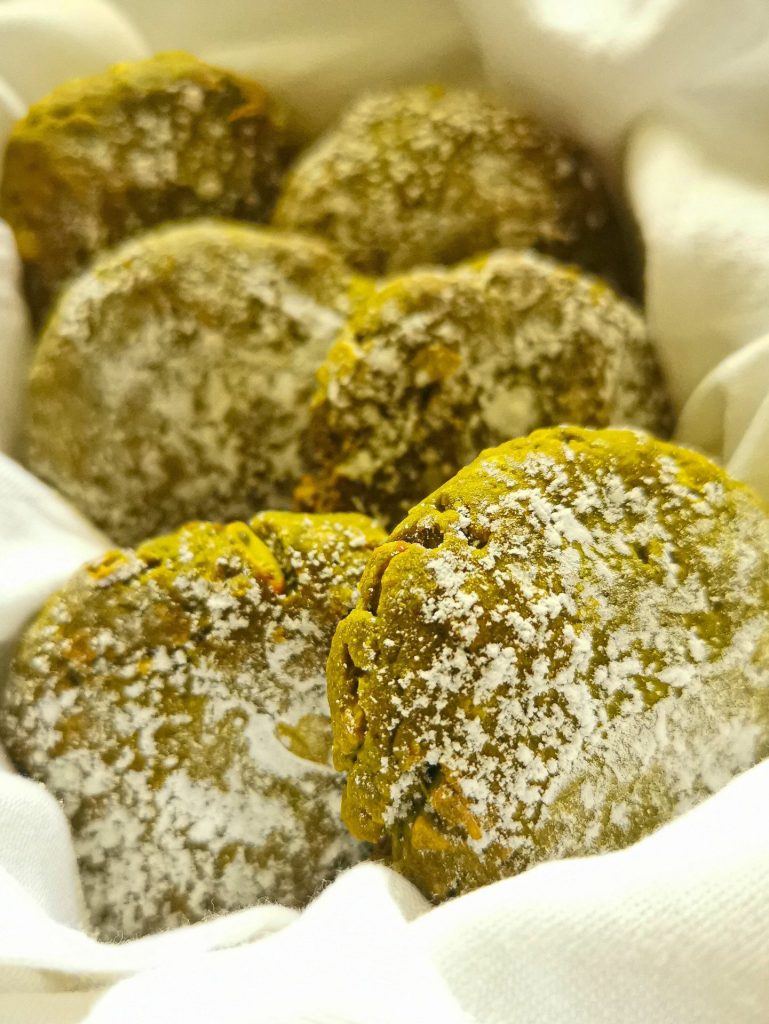 Matcha-Kekse