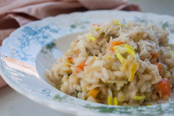 Risotto opskrift med porre og gulerod