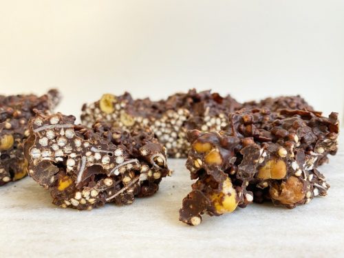 Sunde chokoladebrud med kikærter og poppet quinoa – Dorthe Thisgaard