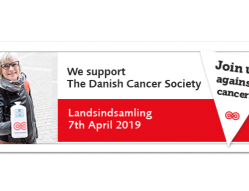 We support The Danish Cancer Society – Join us against cancer!