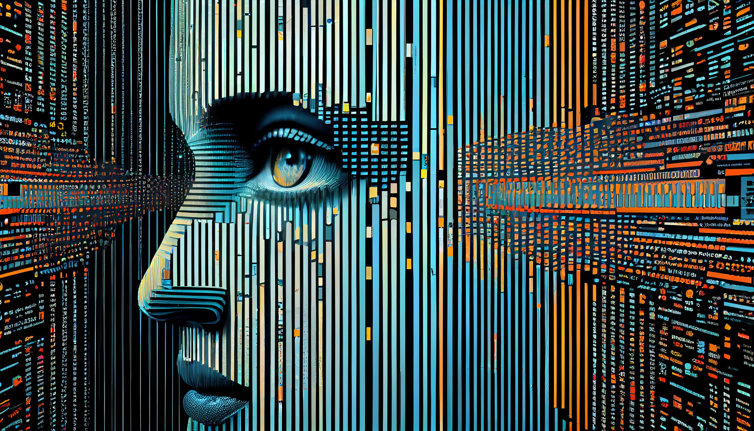 Computer graphic human face