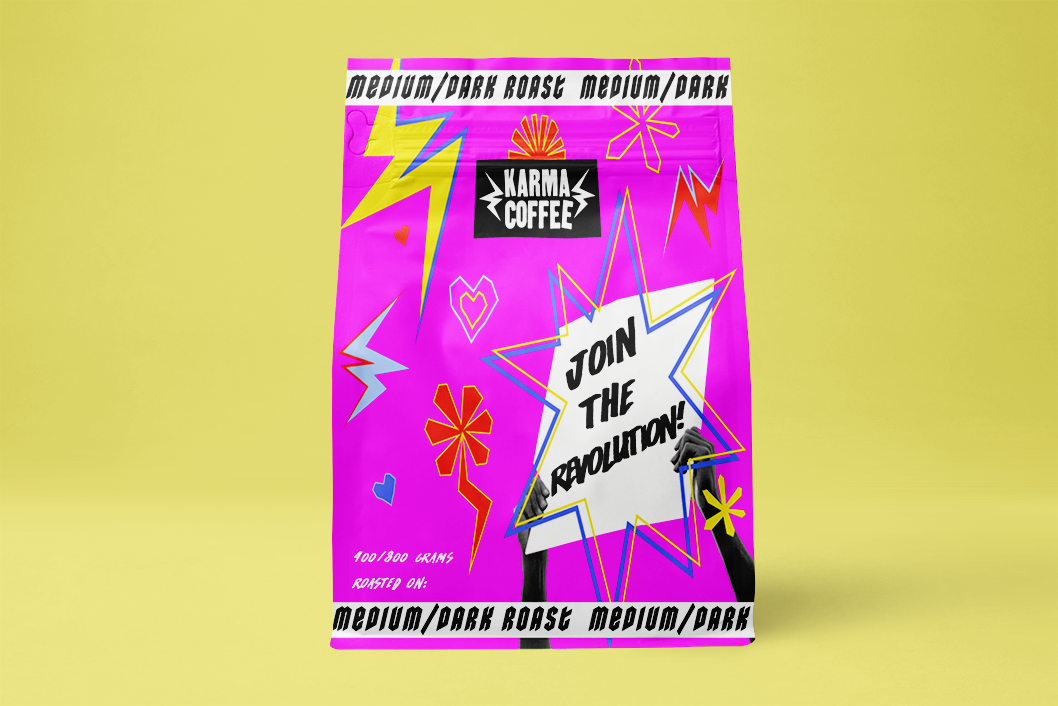 karma mockup rosa