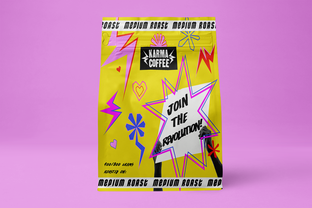 karma mockup gul