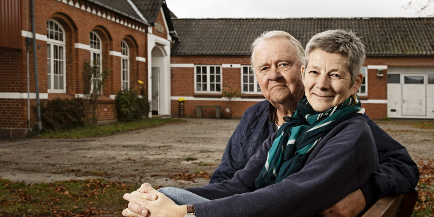 Abelone Glahn og Peter Abrahamsen downsizer en gammel skole