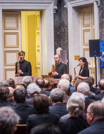 Inhuldiging van Hare Majesteit de Koningin in het Paleis der Academiën