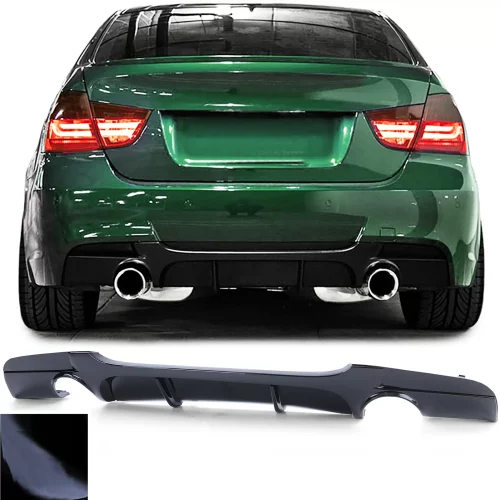 PERFORMANCE REAR DIFFUSER BMW 3 E90 05-12 BLACK GLOSSY FOR MODEL 335