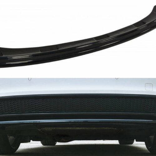 Maxton Design Central Rear Splitter (without a vertical bar) AUDI A5 (B8) S-line (Facelift)