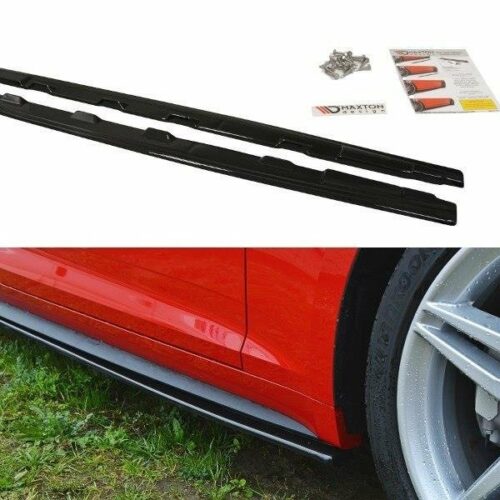 Maxton Design Side Skirts Diffusers AUDI A5/S5 (F5) (S-line) (Coupe) (Preface)