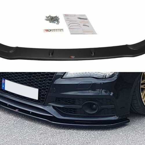 Maxton Design Front splitter v2 AUDI A7/S7 (4G8) (S-line) (Preface)